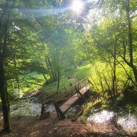 Forest View, Klimaanlage Im Studio, Ganzes Haus 100qm, 2 Schlafzimmer, 2 Baeder, Badewanne, Garten & Terrasse * Braunfels